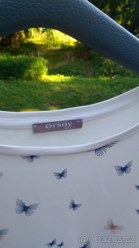 Bílá halenka s motýlky - 3