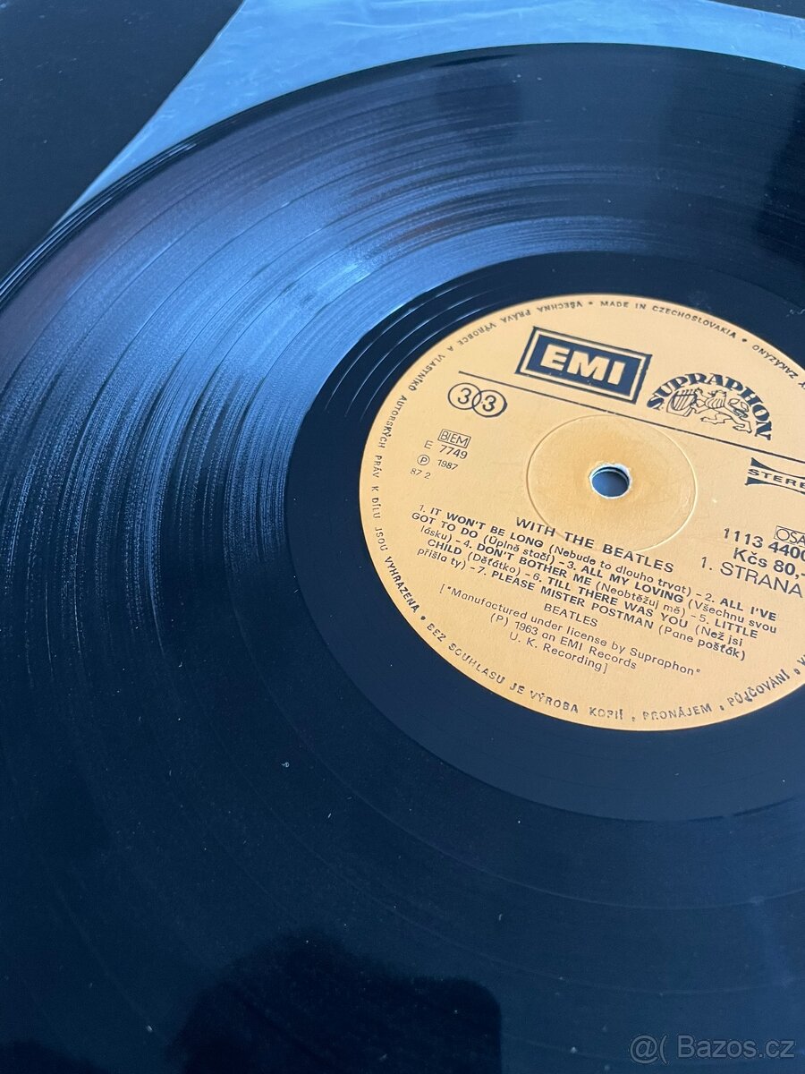 LP With The Beatles - Parlophone Supraphon - 3