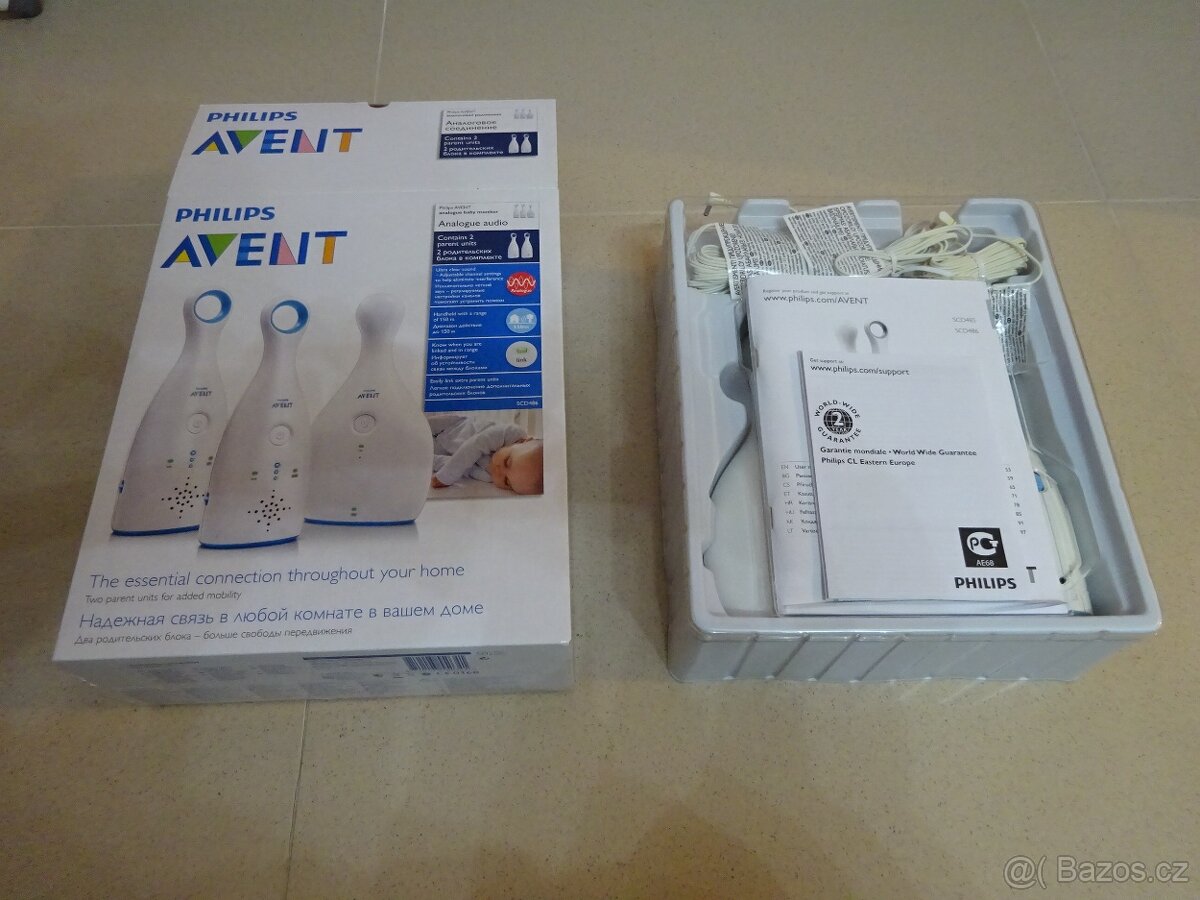 Chůvička PHILIPS AVENT ( pro dva rodiče / místa poslechu ) - 3