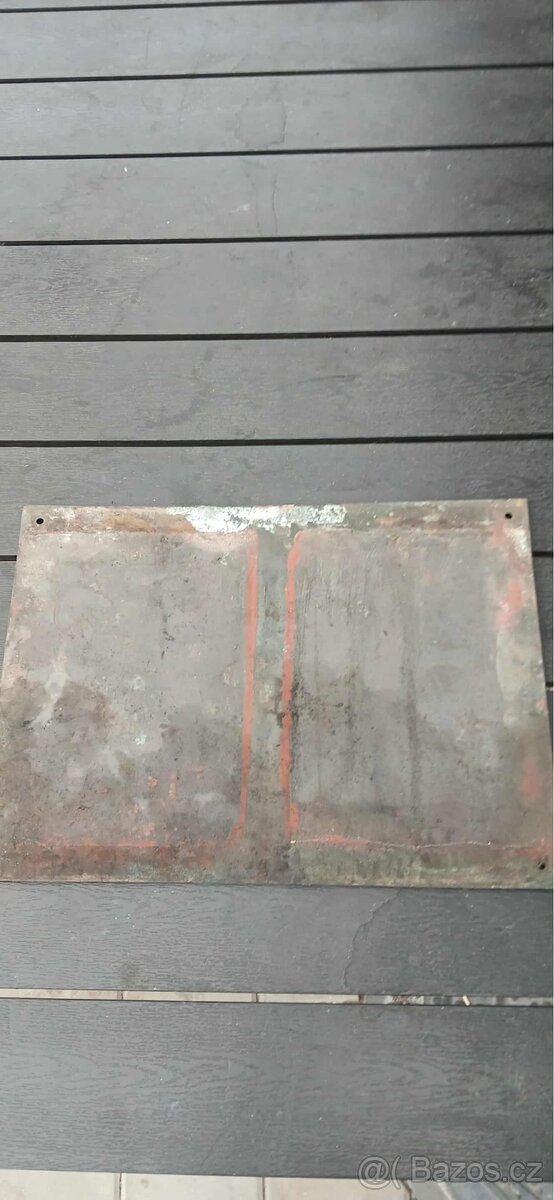 Bronzová cedule - 3