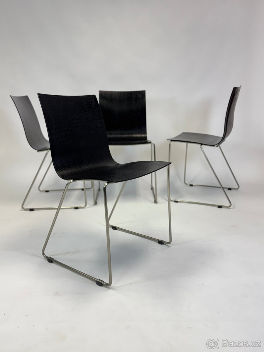 Luxusní židle dovezeny z Dánska 4 kusy, TOP stav - 3