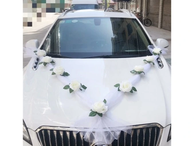 Svatební výzdoba na auto - 3
