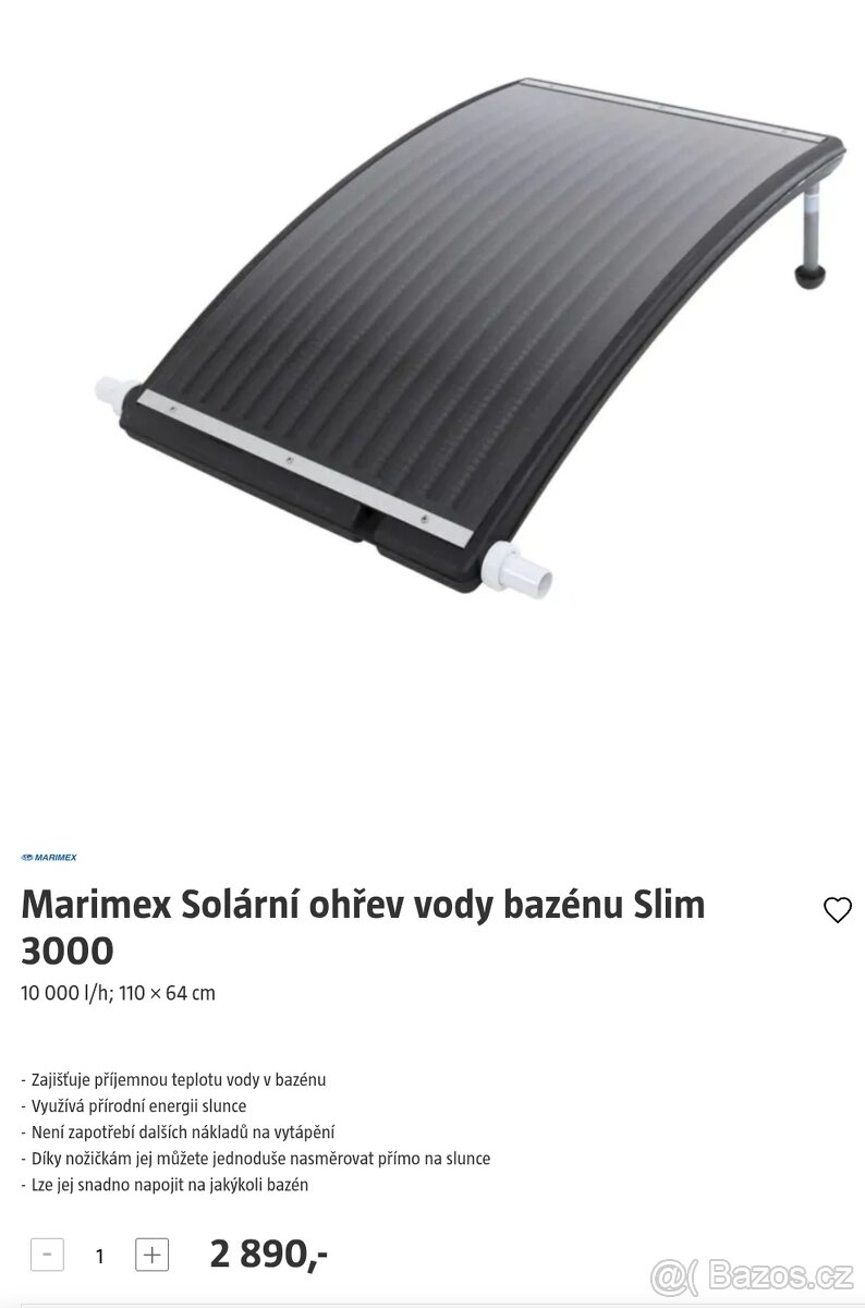 Solární panel k bazénu - 3