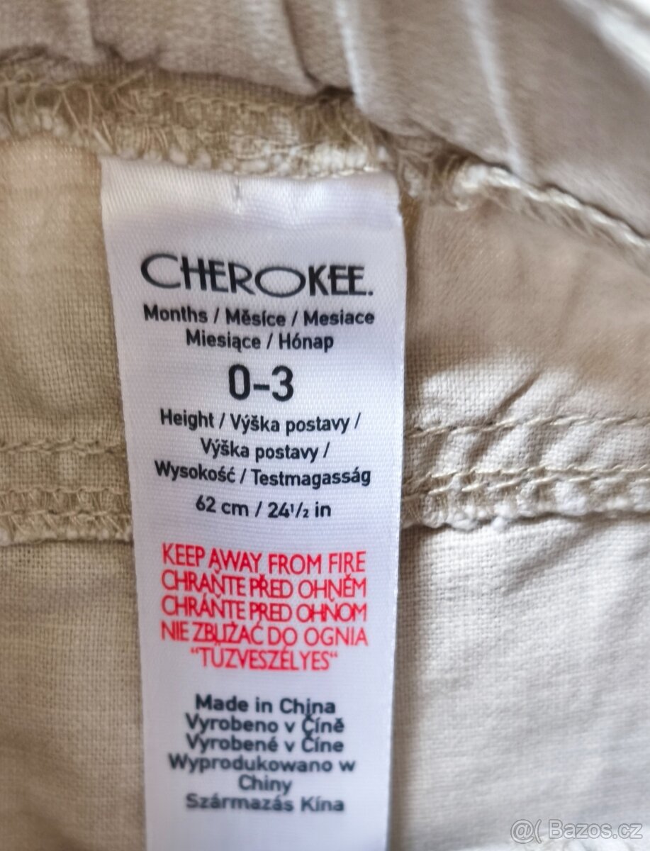 2x Klučičí kraťasy s kapsami, značky Cherokee - 3