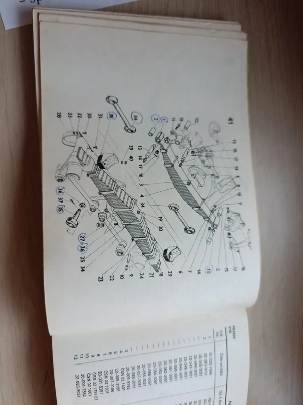 Praga V3S valník - katalog náhradních dílů - 3