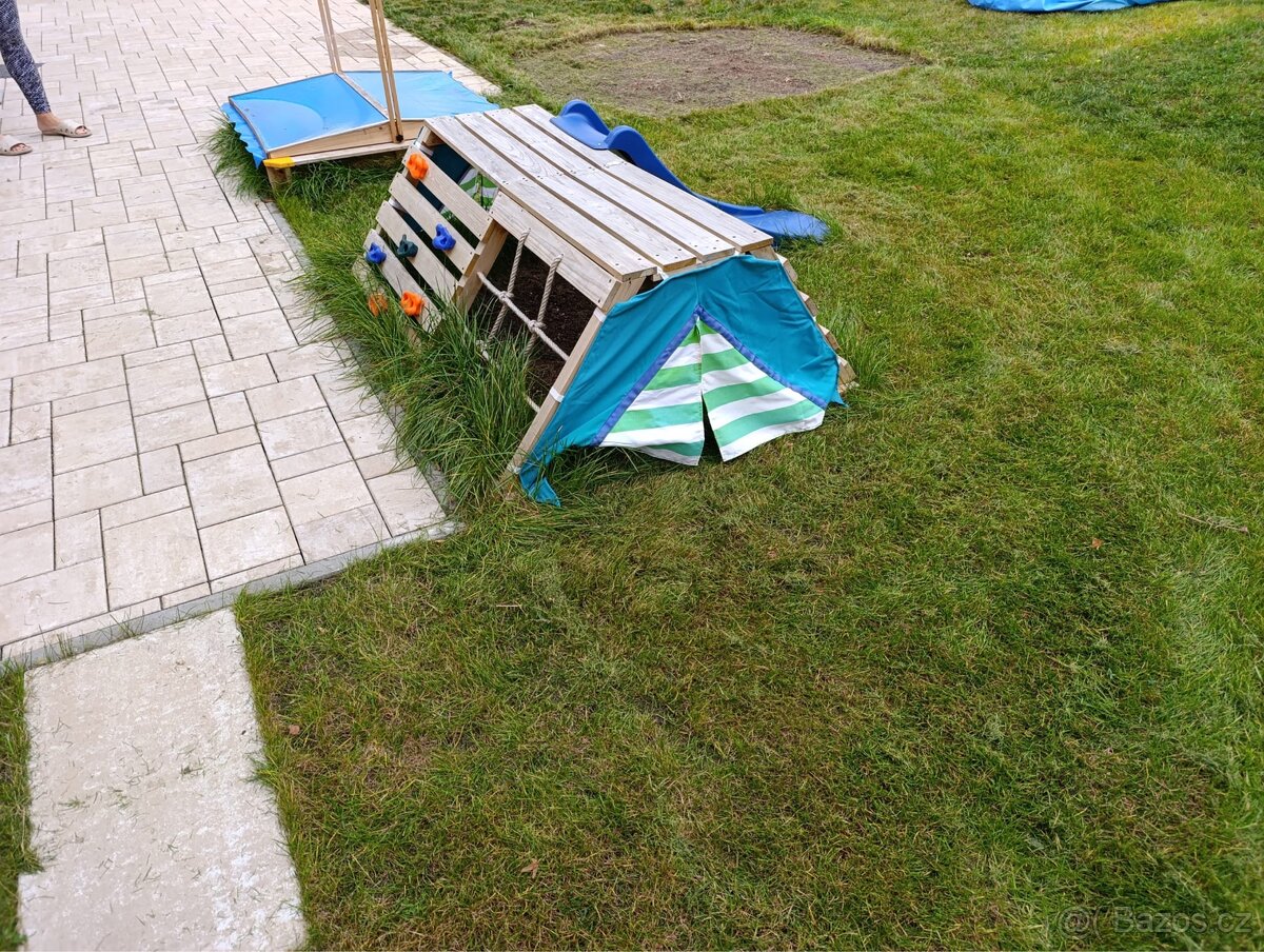Dětská prolézačka/teepee se skluzavkou - 3