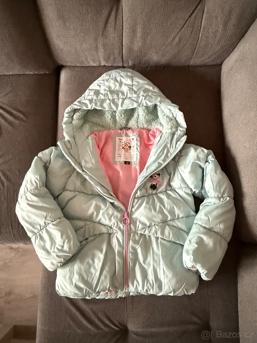 Dívčí zimní bundy sada vel. 128 - 3