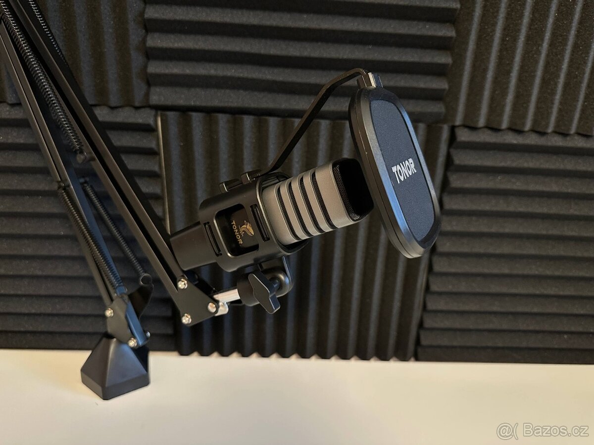 Kondenzátorový mikrofon Tonor TC30+ černý - 3