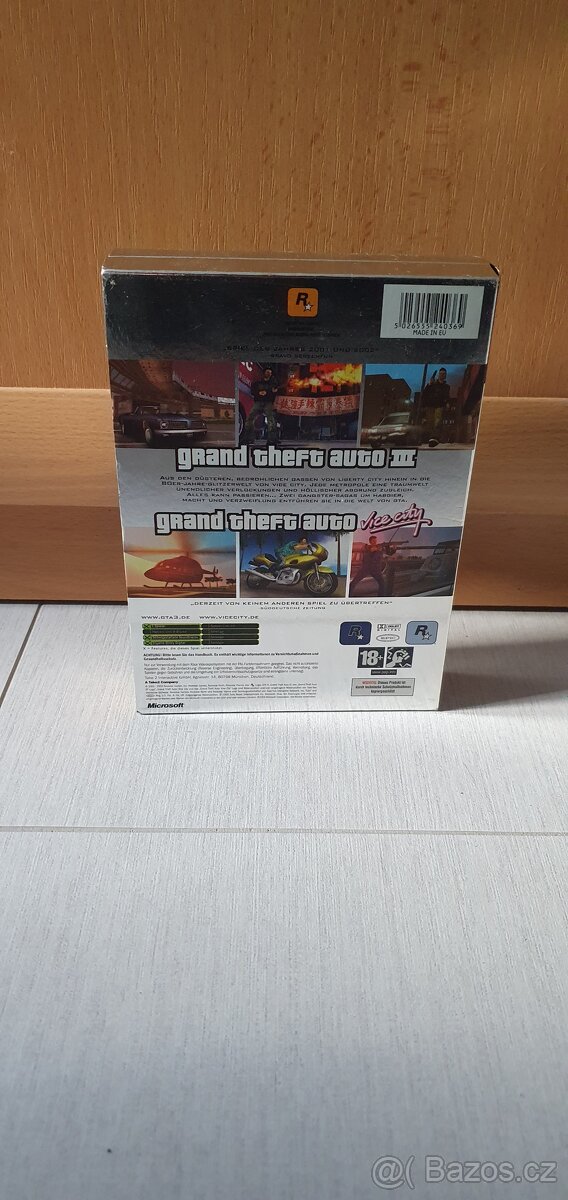 XBOX GTA DOUBLE PACK kompletní - 3