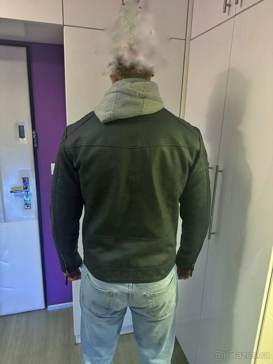 Koženková bunda (velikost M) - 3