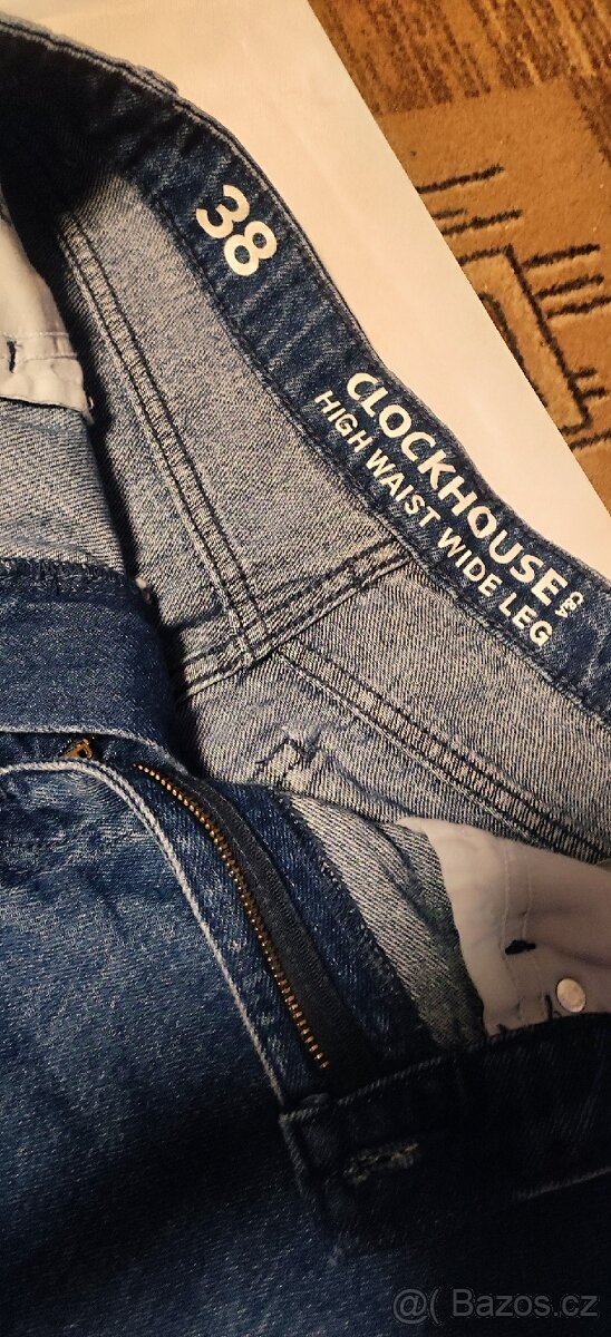 Dámské Baggy džíny s kapsami, vel. M - 3