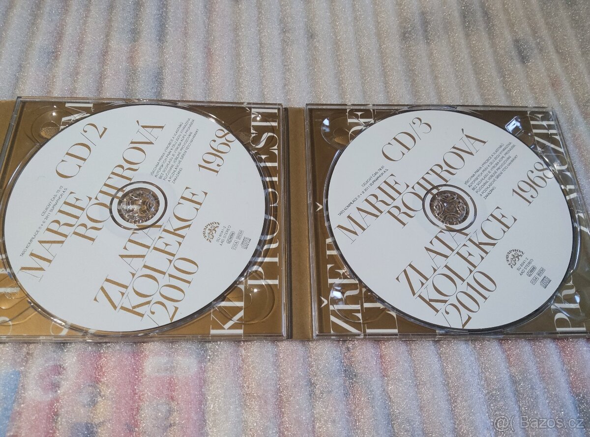 Cd - 3 cd Marie Rottrová Zlatá kolekce - 3