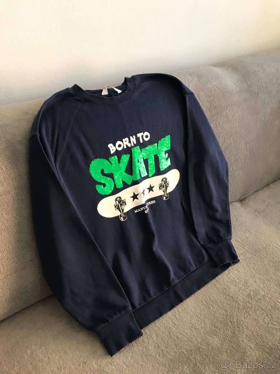 Chlapecká mikina - H&M, vel. 170 - 3