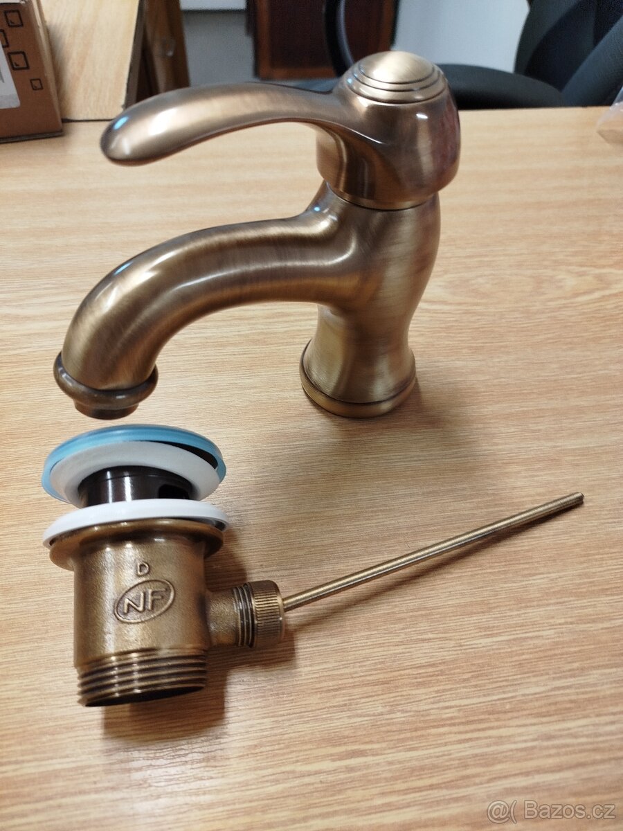 Umyvadlová baterie Vanity 77026 bronz - 3