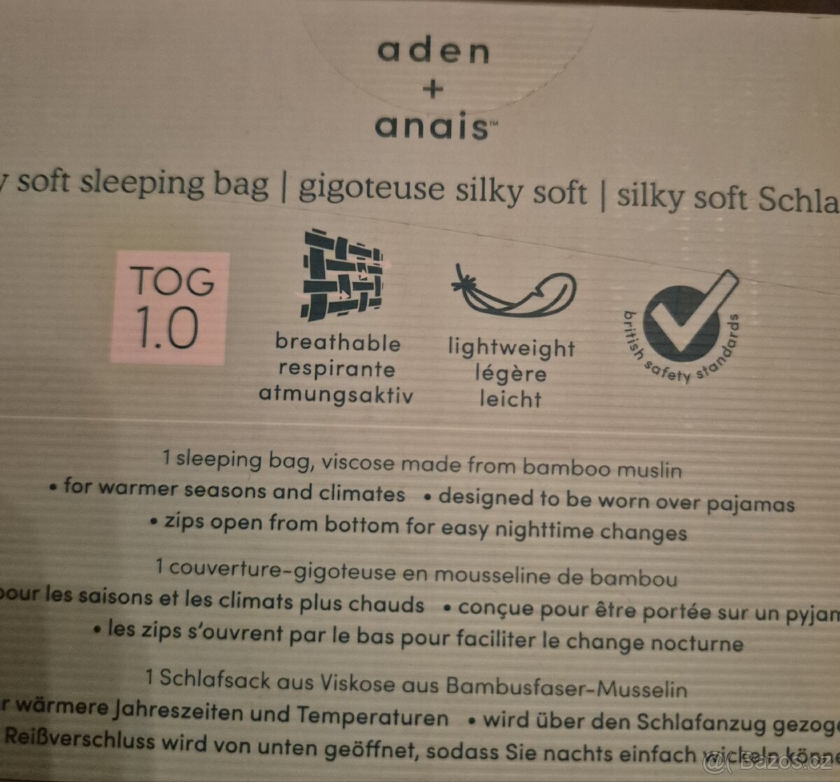 Spací pytel aden+anais 0-6měs. - 3
