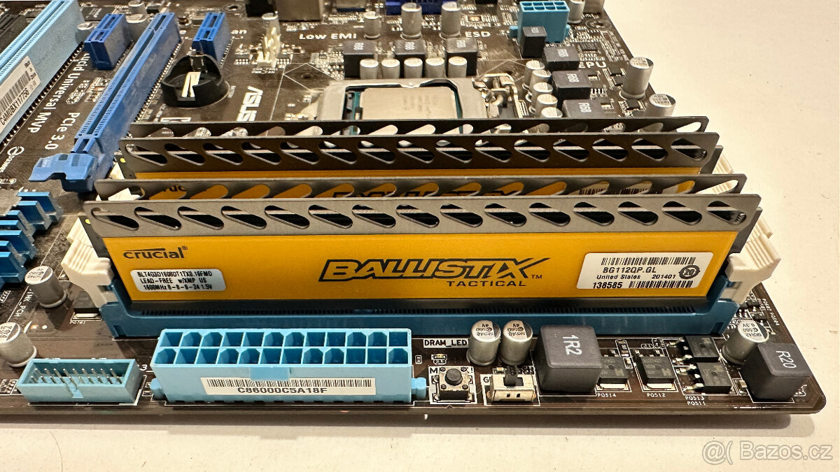 ASUS P8Z77-V LE + DDR3 RAM + CPU - 3