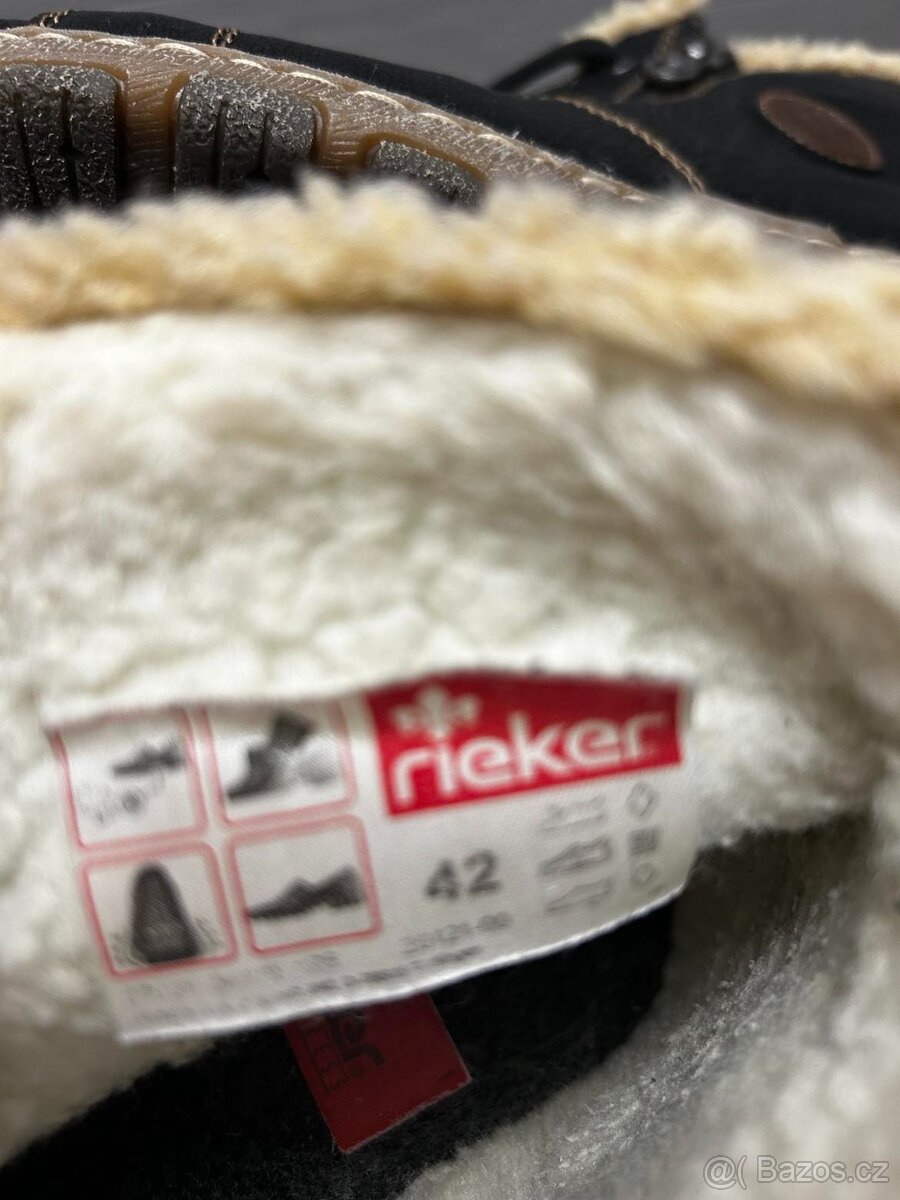 Prodám zimní boty RIEKER vel.42 - 3