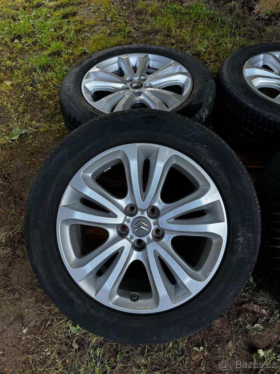 Prodám orig. Letní Alu kola Citroen C5 5x108 R17 - 3