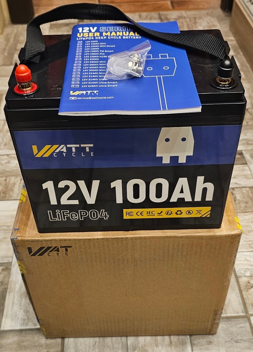 Prodám novou 12V 100 Ah baterii LIFEPO4 zn. WattCycle - 3