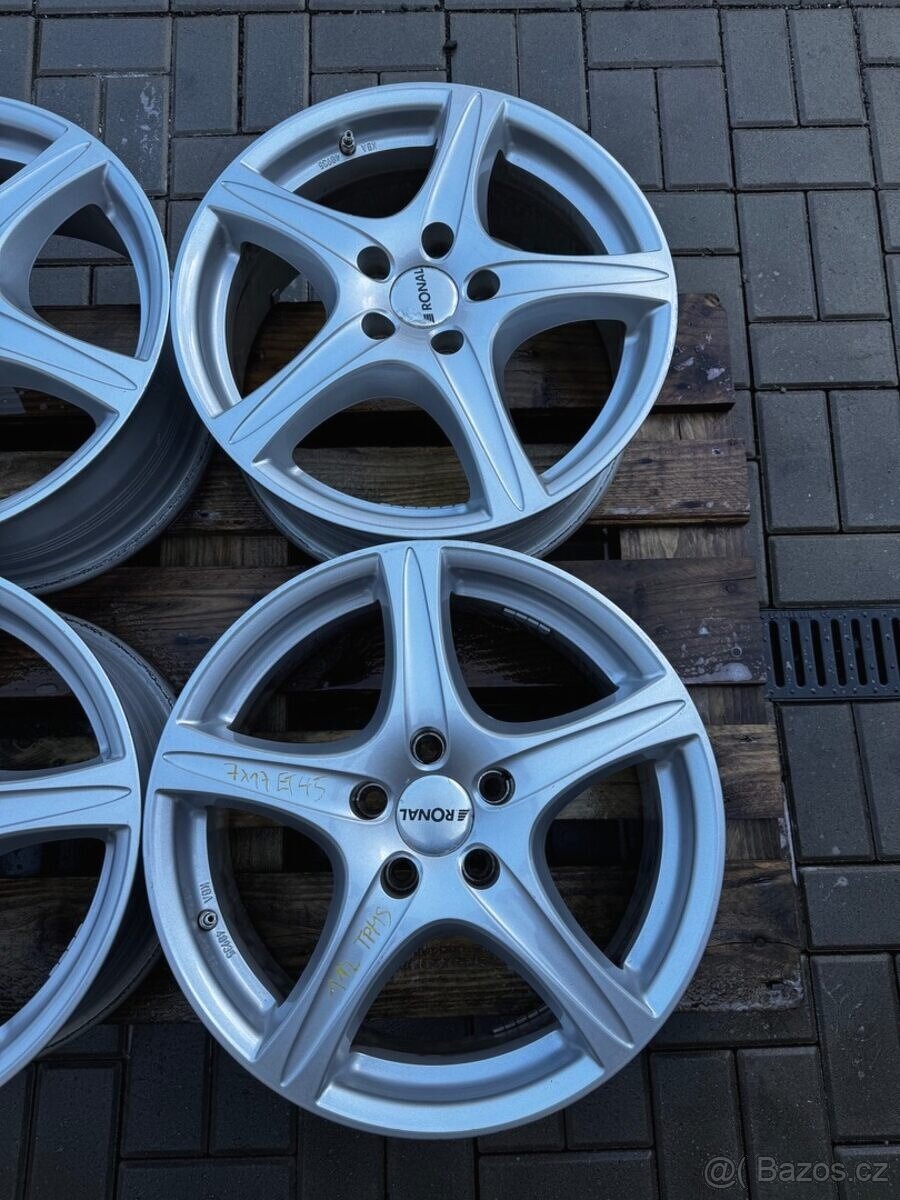 Alu kola, disky r17 5x112 Ronal - 3