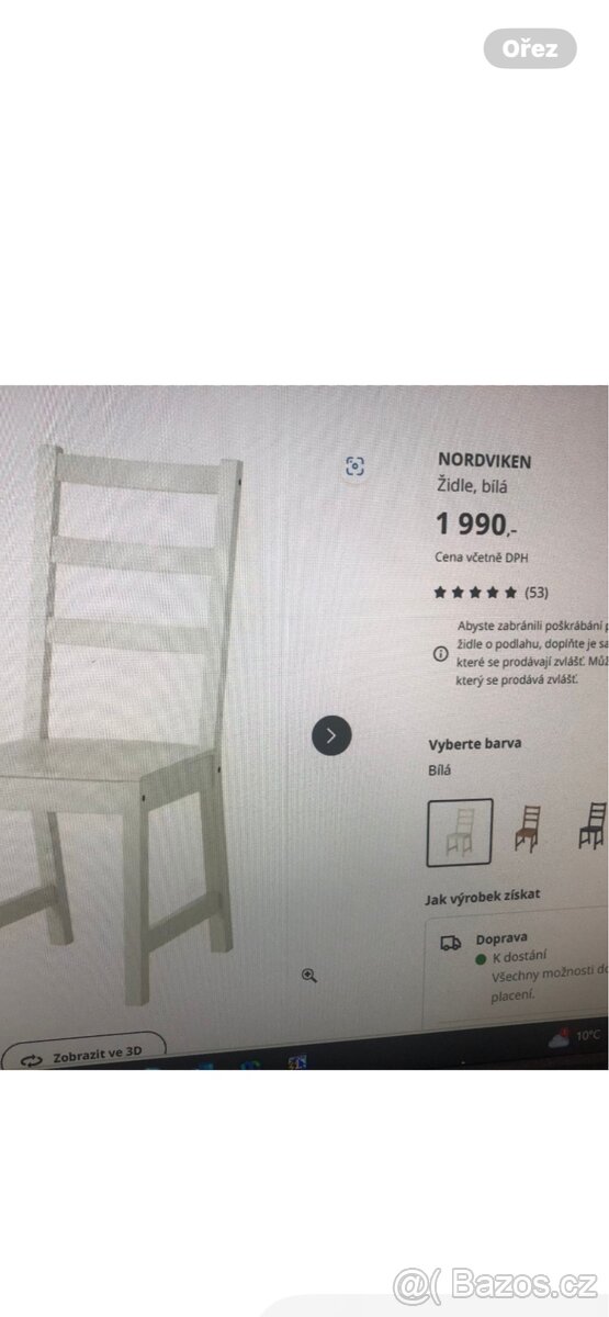 Ikea židle dřevěné 6 ks - 3