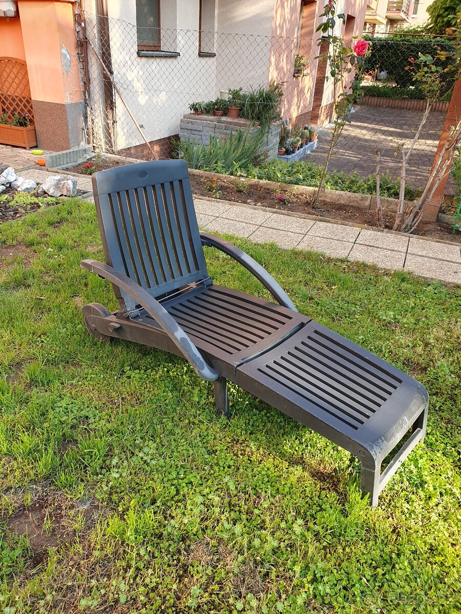 Plastové zahradní lehátko - 3