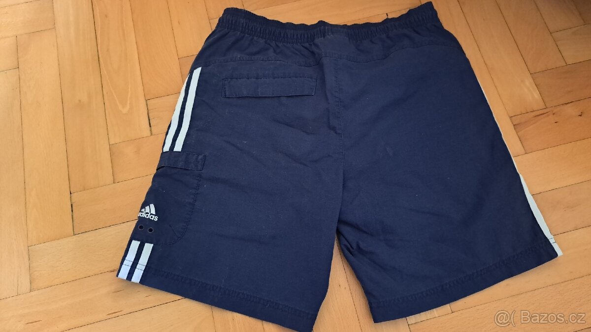Adidas modré koupací kraťasy,,vel.S - 3