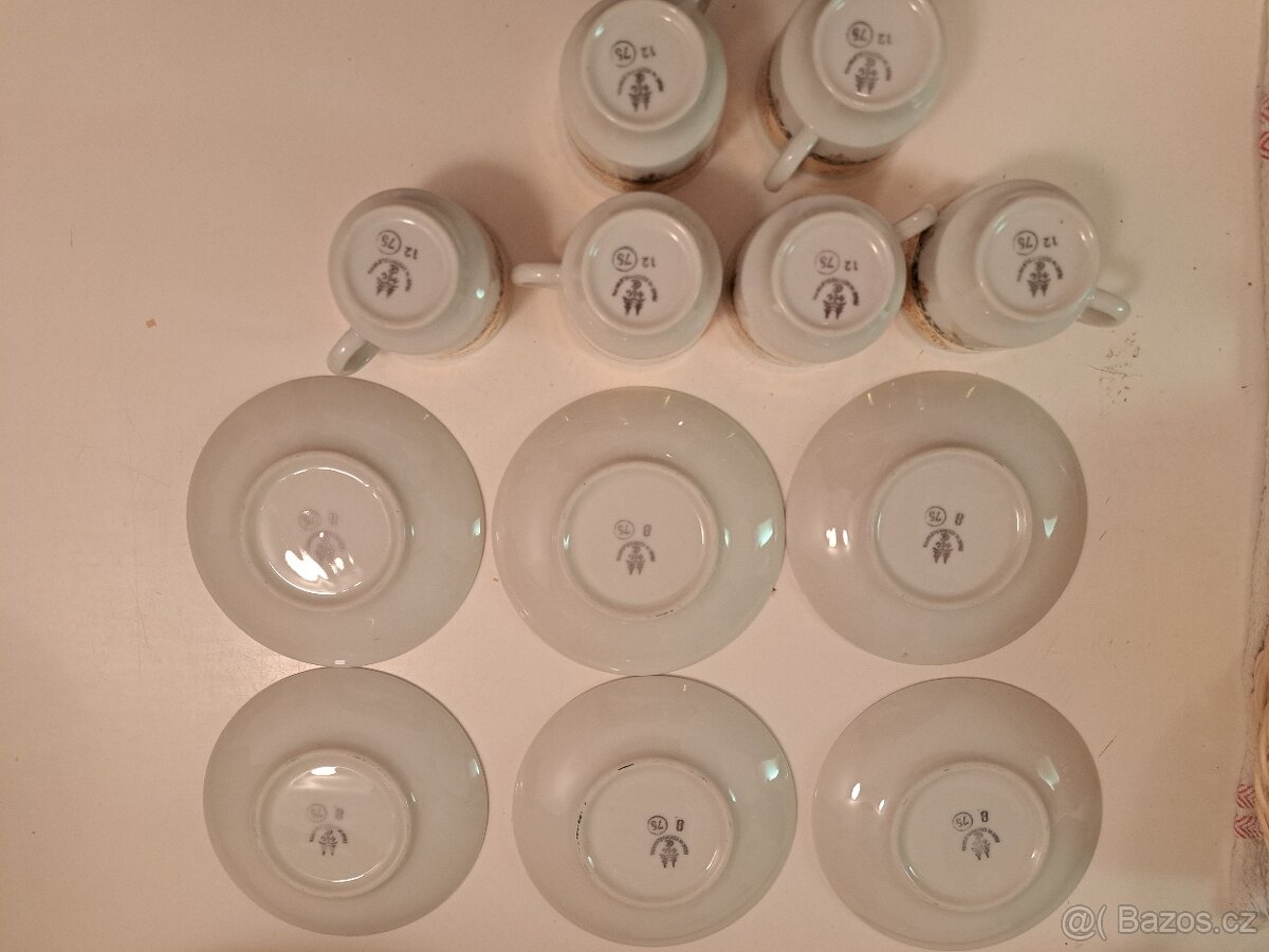 Čajový / kávový set Moravia (Loučky) - 3