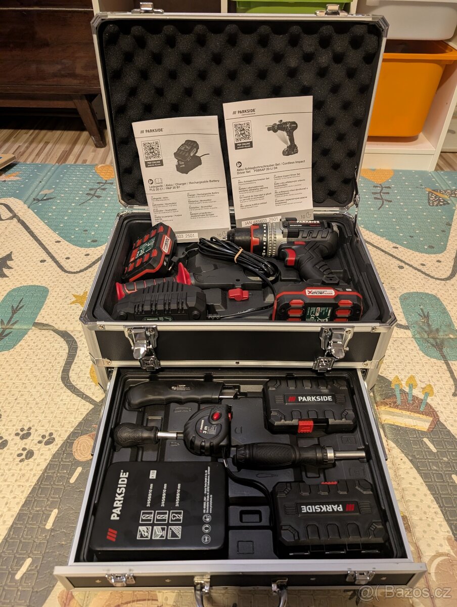 NOVÁ PARKSIDE PERFORMANCE Aku příklepová vrtačka PSBSAP 20-L - 3