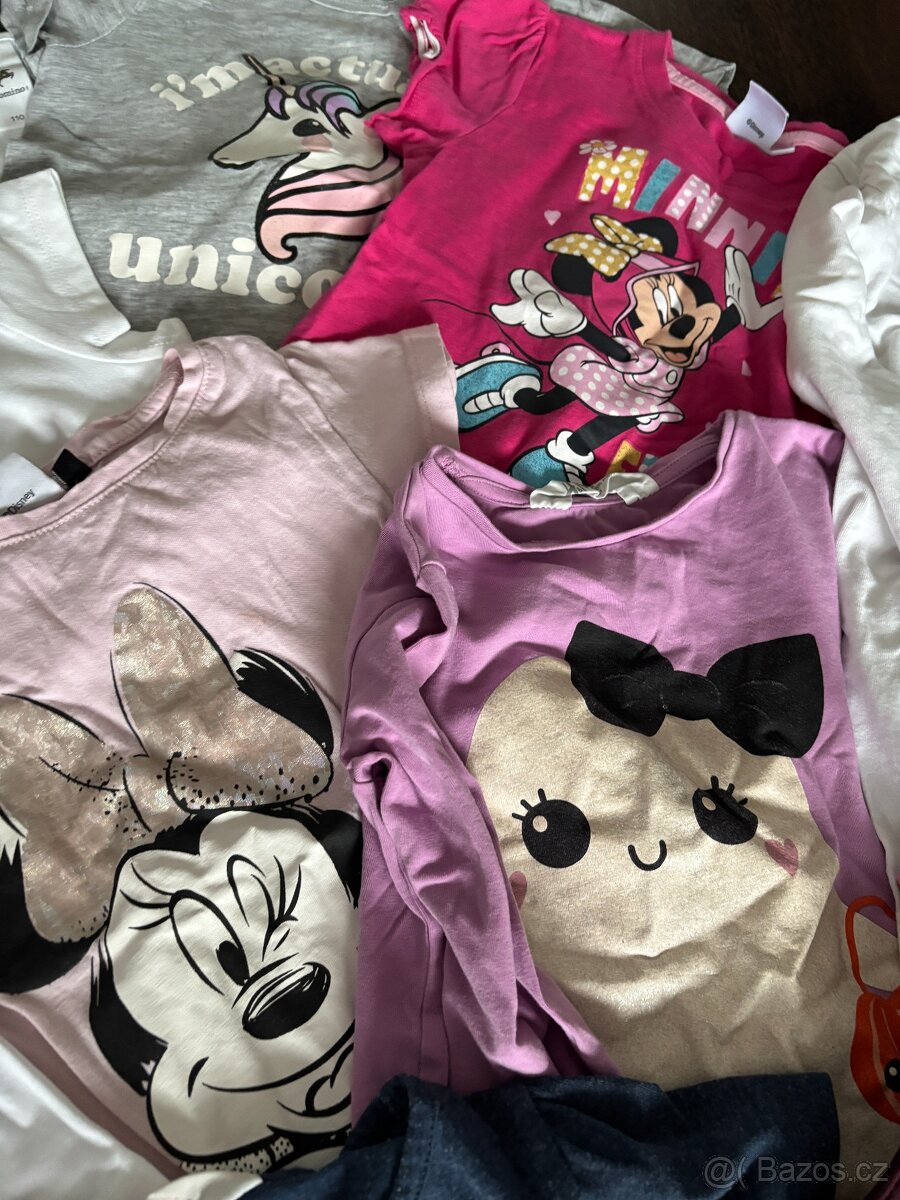 17ks oblečení 110/116 trička pro holčičku - 3