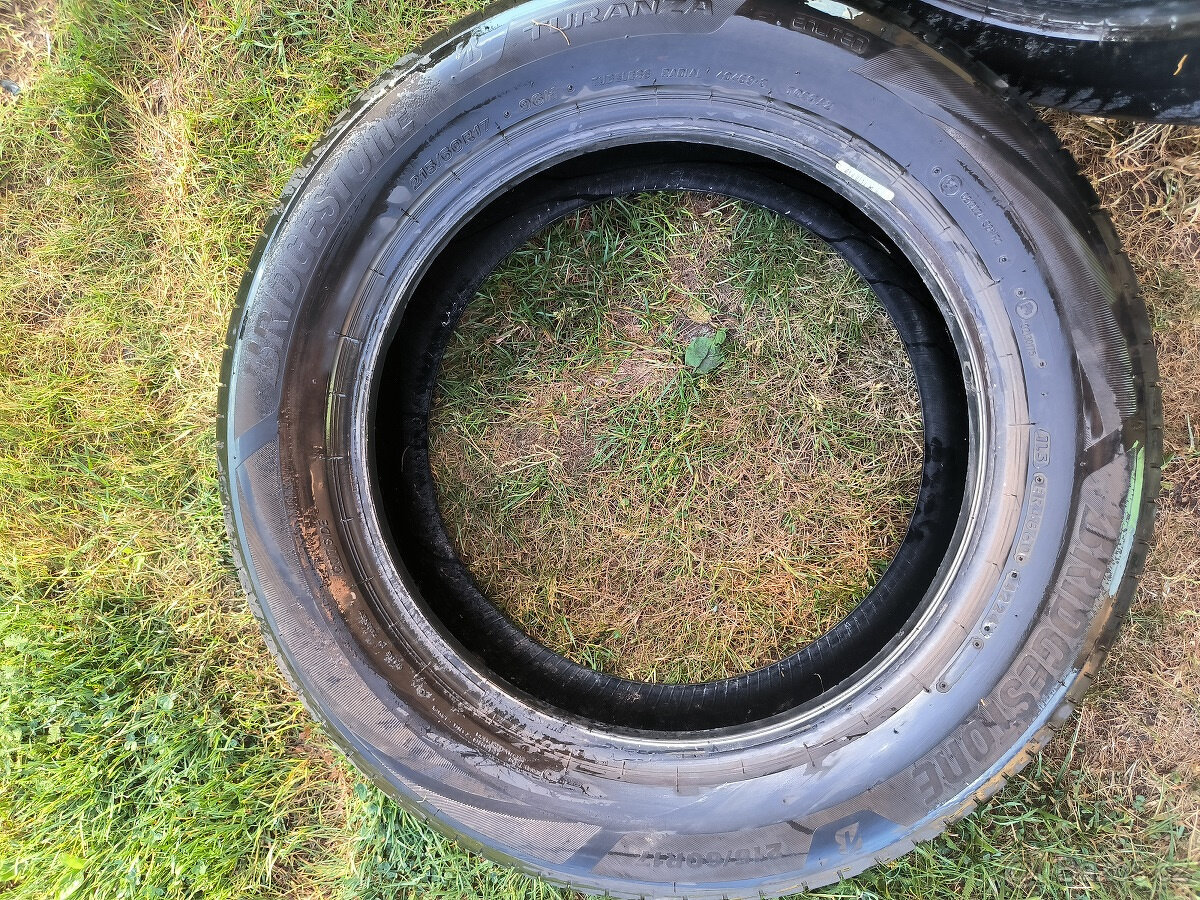 4 letní pneu 215/60/17 BRIGESTONE - 3