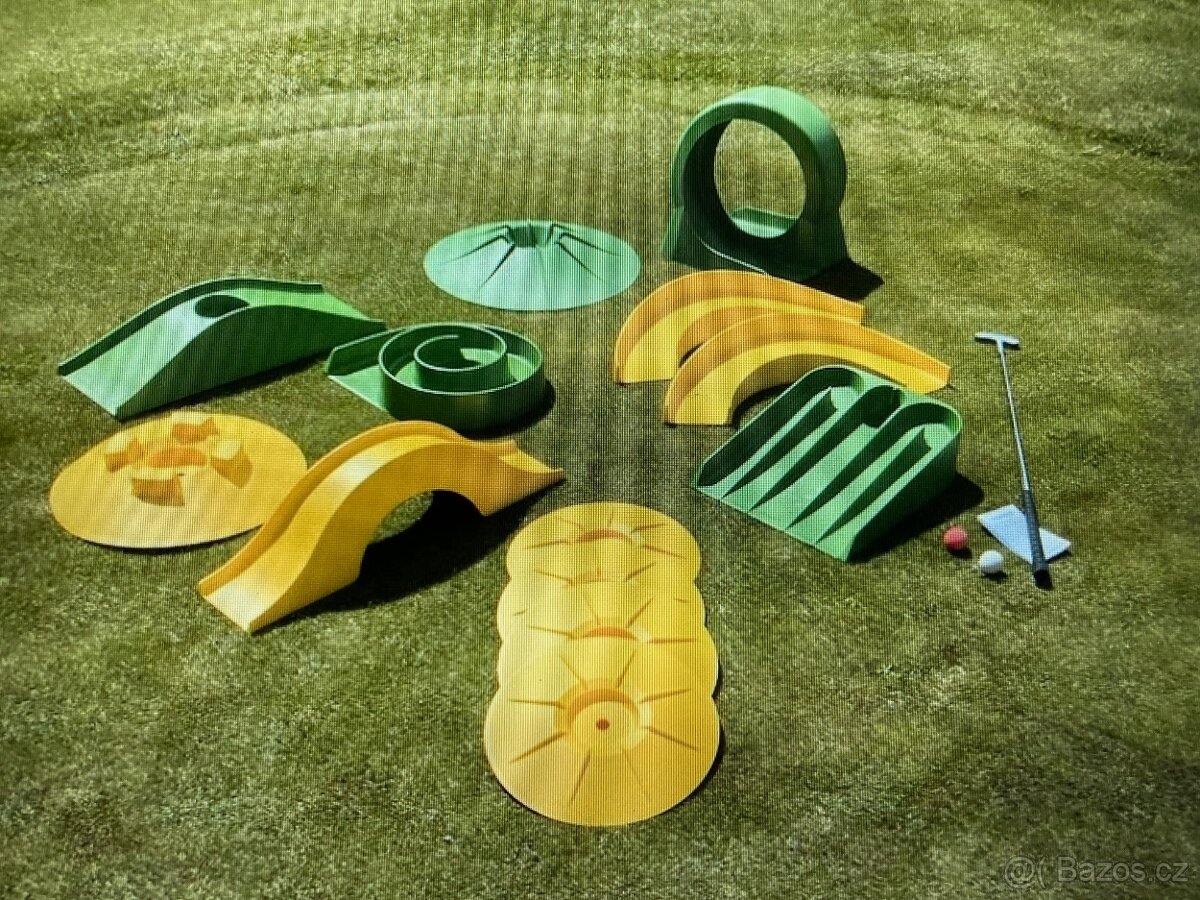 Prodám mobilní sady profi minigolfu EASY a BASIC - 3