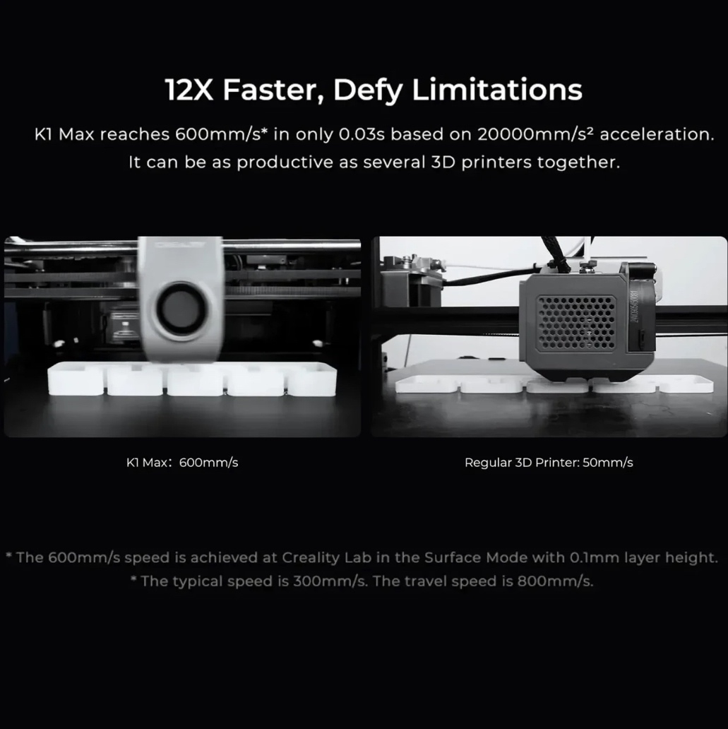 Creality K1 Max – AI High-Speed 3D tiskárna - 3
