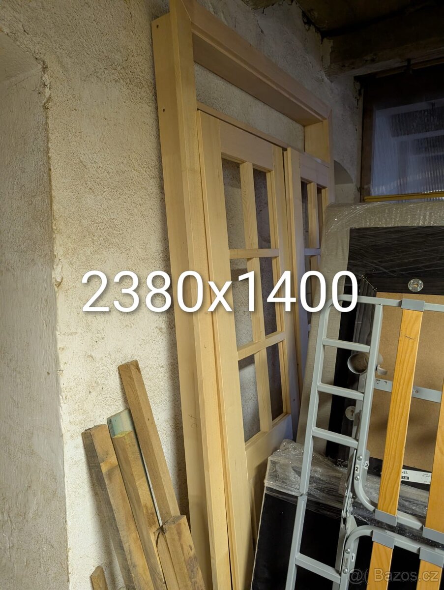 Truhlářské polotovary - okenní rámy, dveře aj. - 3