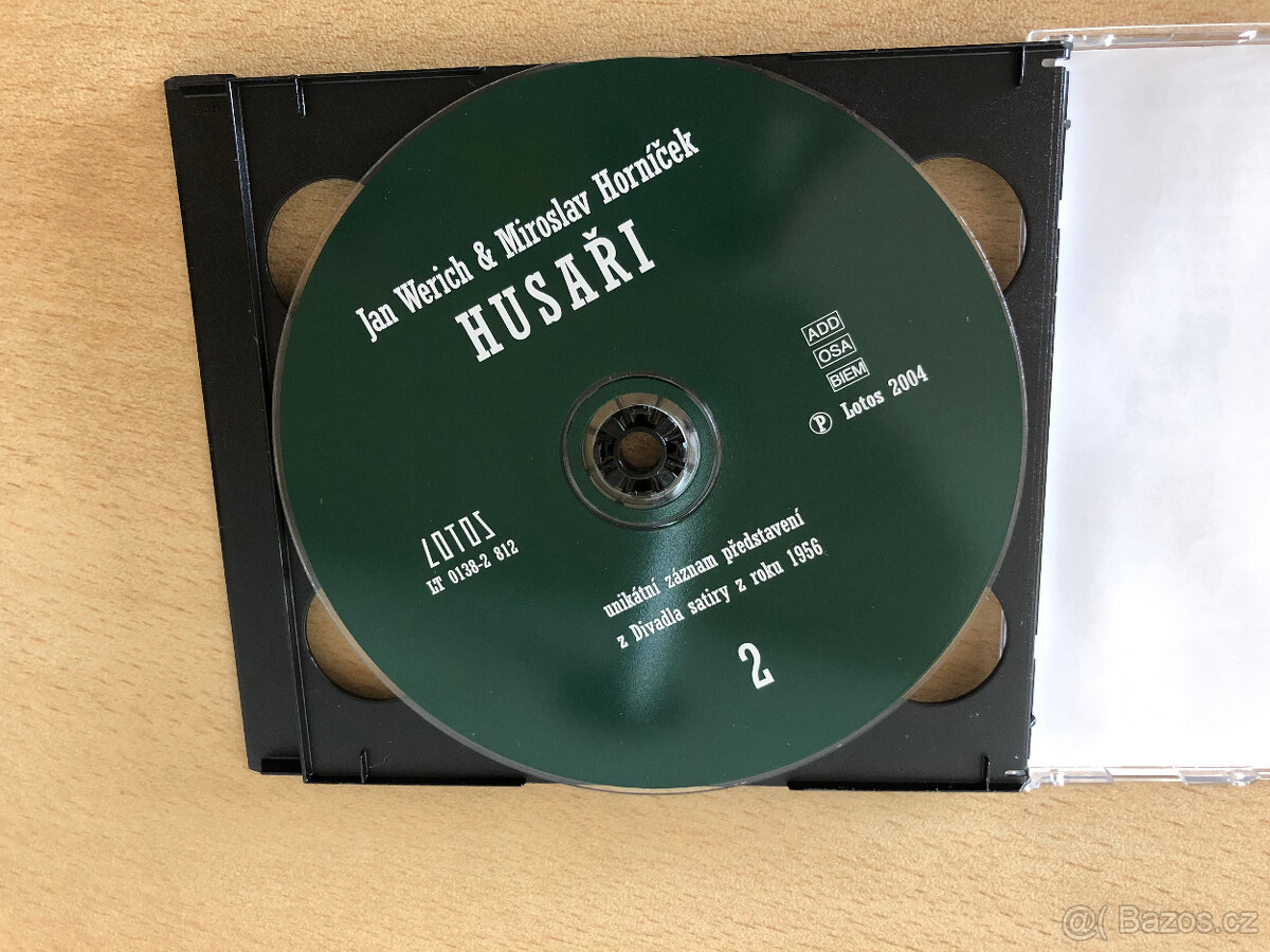 2CD-M.Horníček+J.Werich-Husaři, perfektní stav - 3