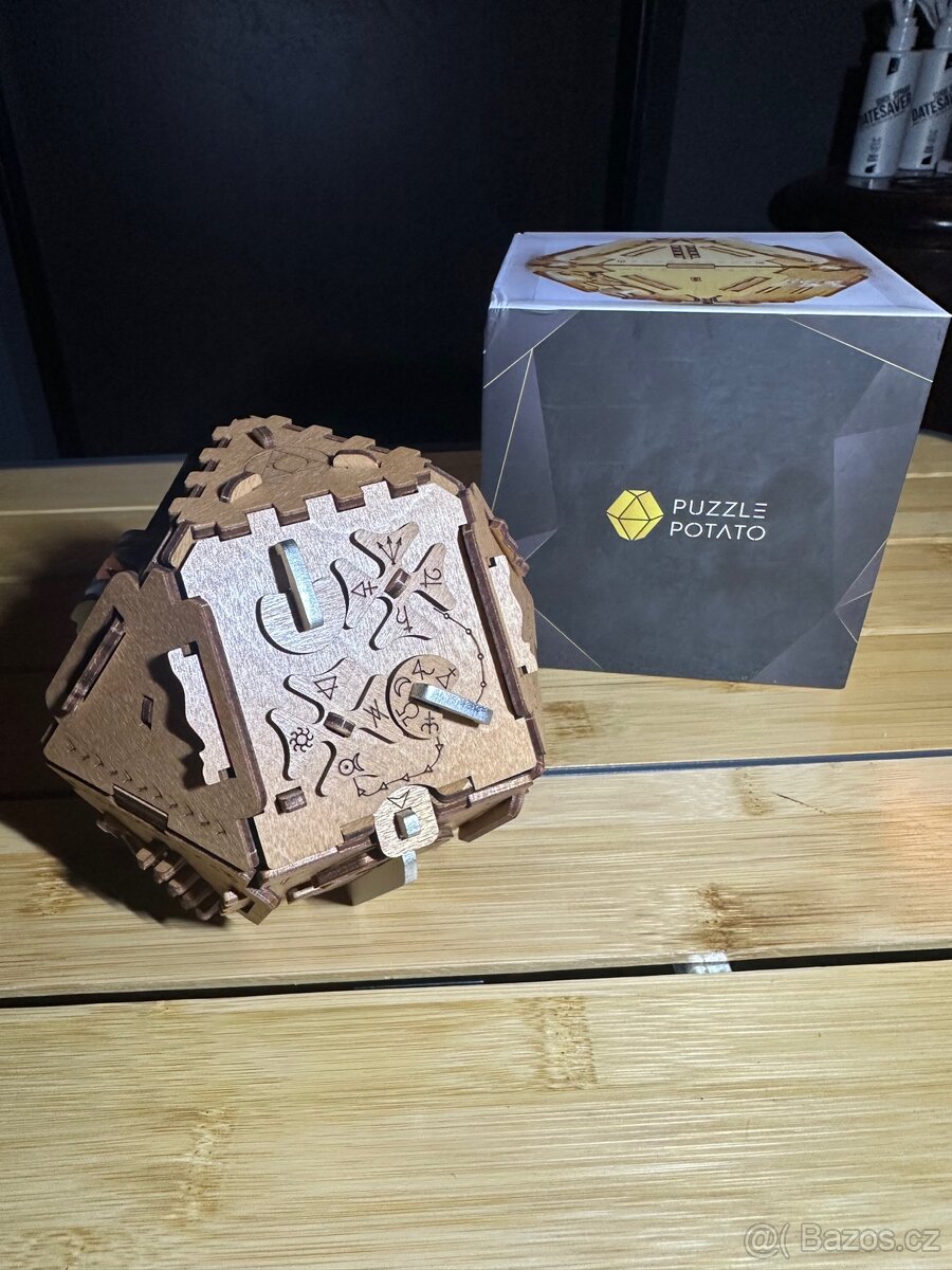 Puzzle box kámen mudrců kovový - 3