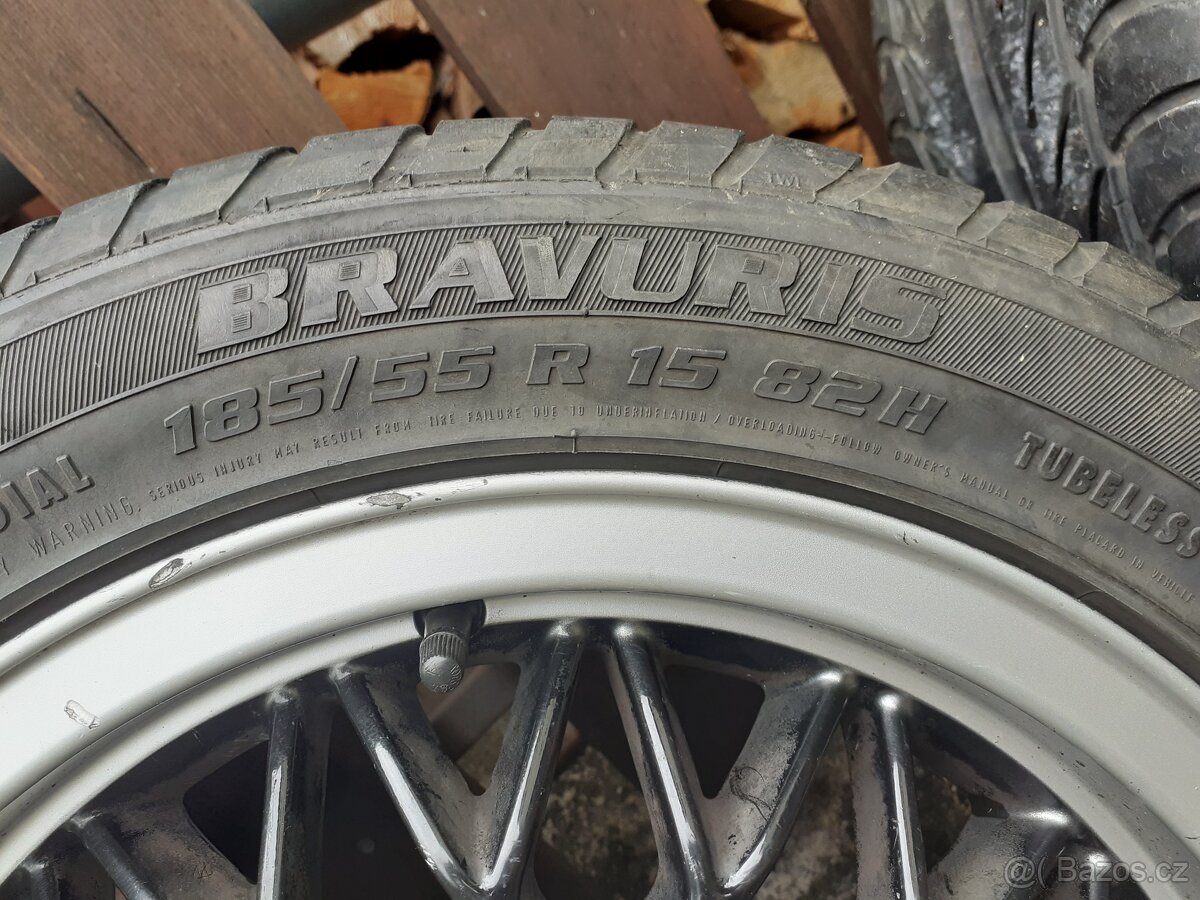 Alu disky 6JX15H2 + pneu - 3