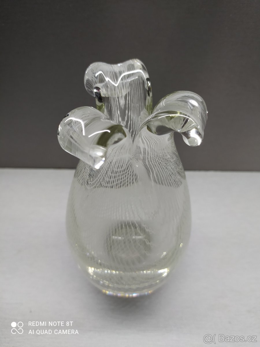 Váza + popelník - Harrtil sklo 1955 - 3