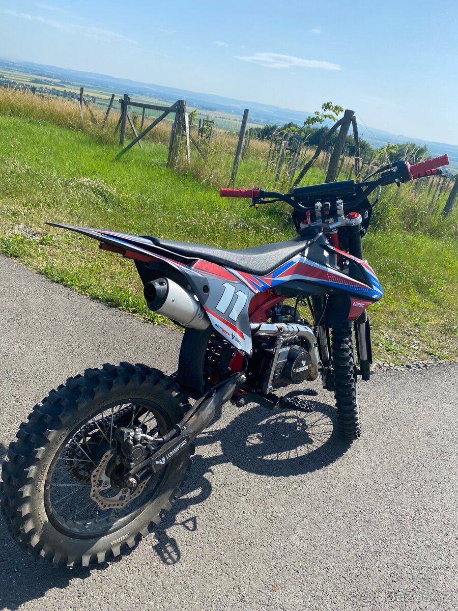 Prodám Pitbike Leramotors 125cc 4T 2022 . Nejnovější model