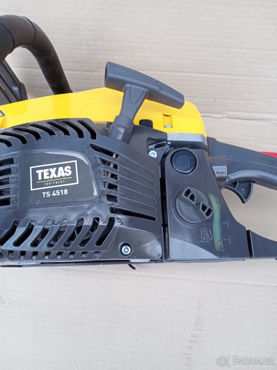Prodám benzínovou řetězovou pilu TEXAS TS 4518, - 3
