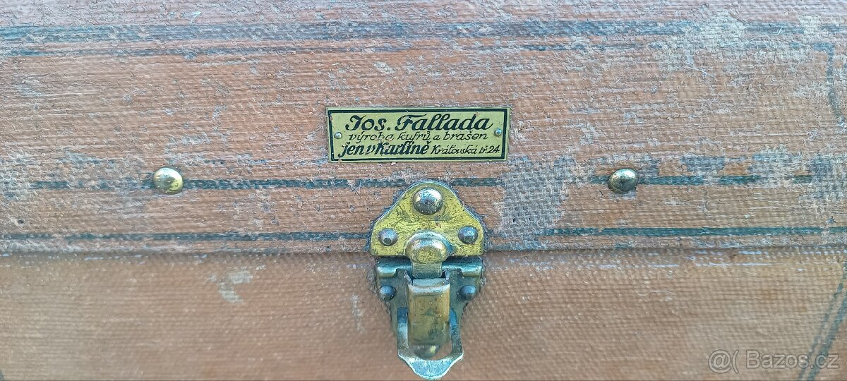 Starý kufr Kodak,truhla - 3