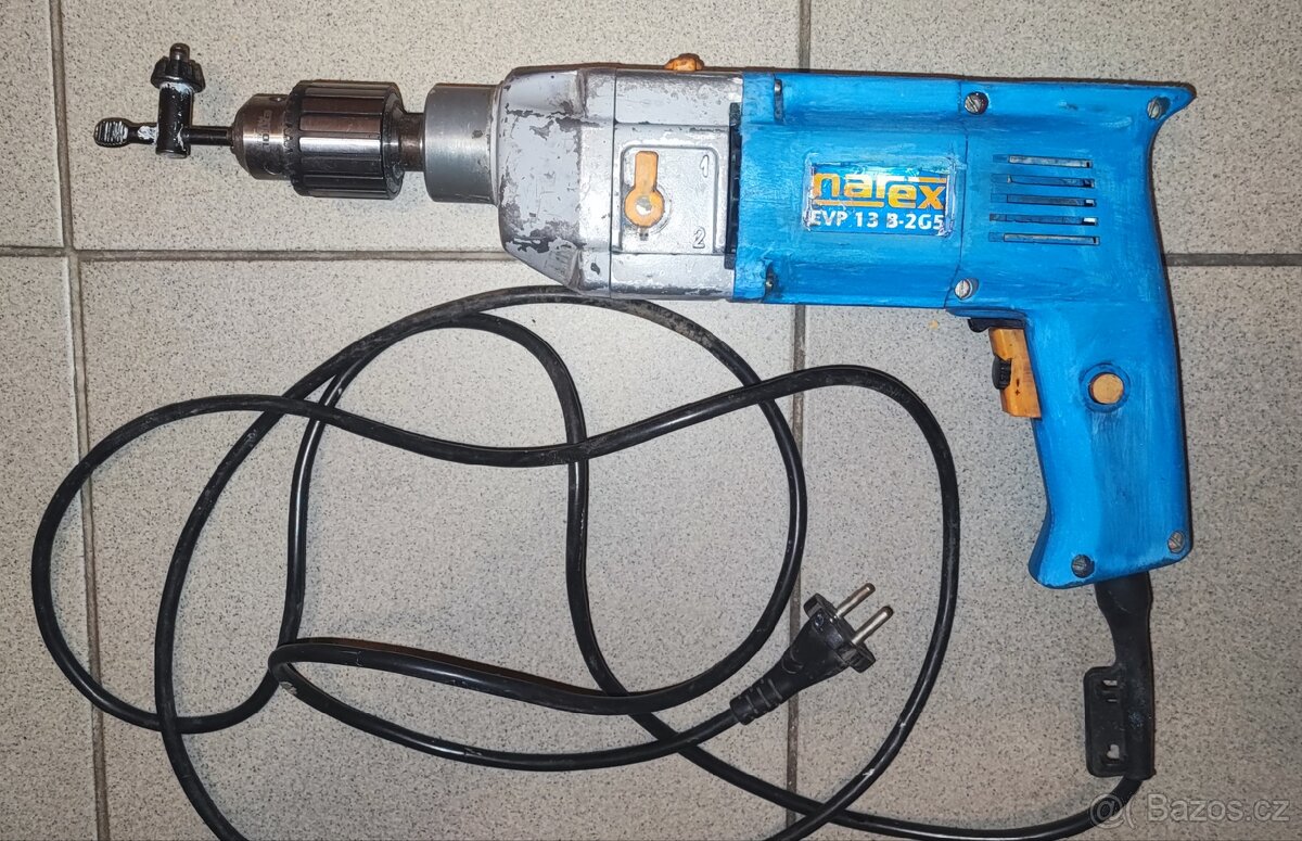 Příklepová dvourychlostní vrtačka Narex. - 3