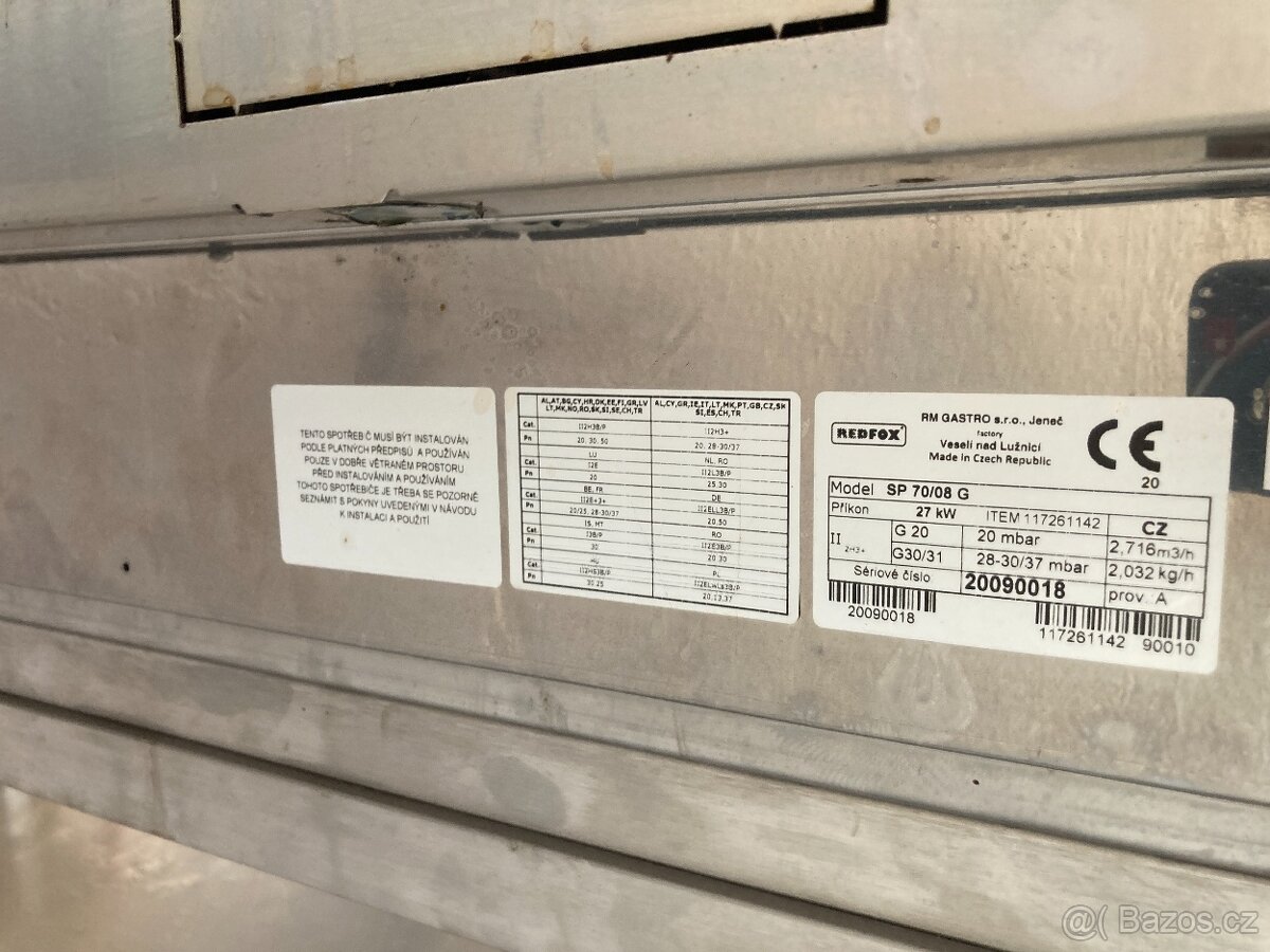 Plynový sporák REDFOX SP 70/08 G - 3