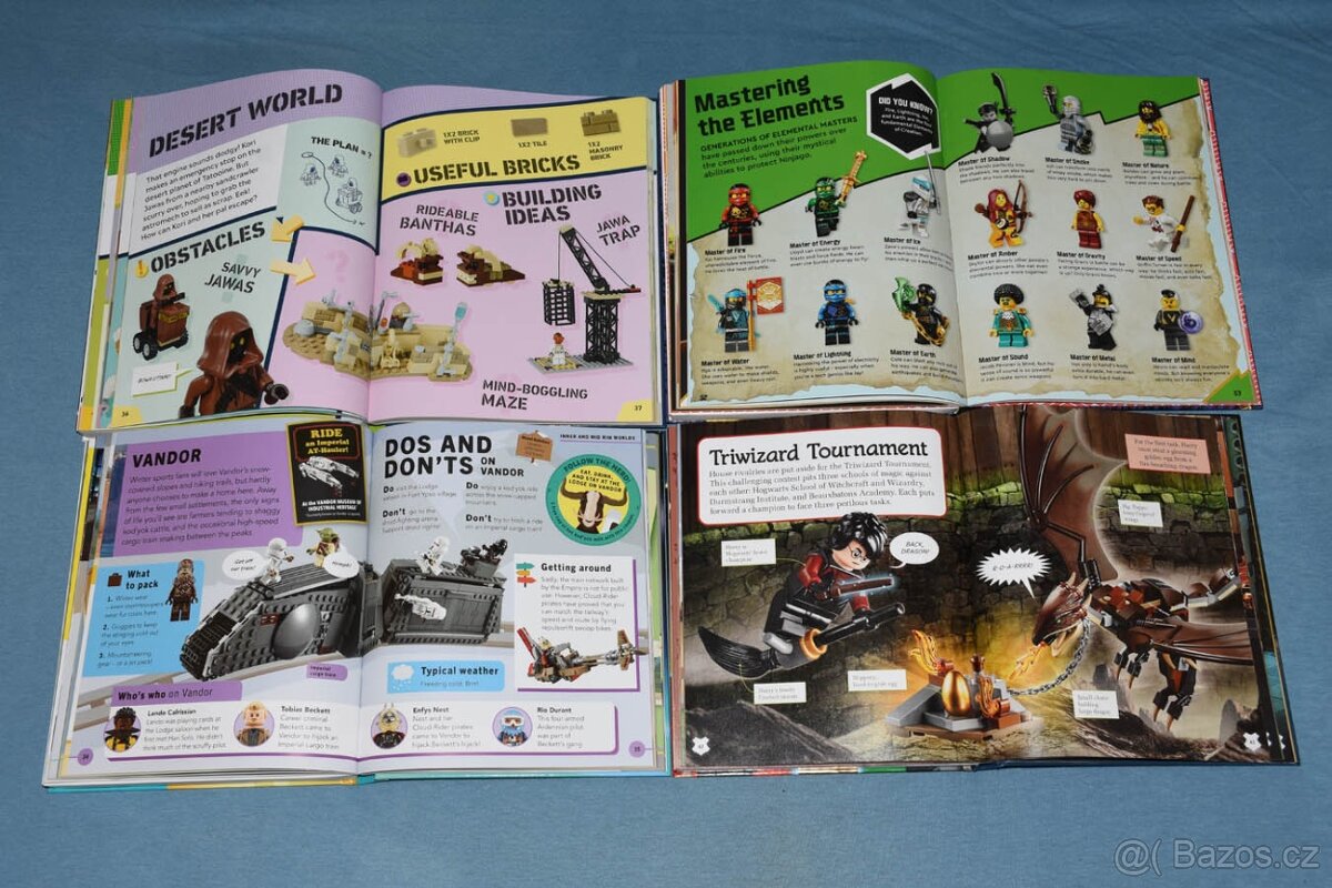 Lego Knihy (Star Wars, Ninjago, Harry Potter) (bez figurek) - 3