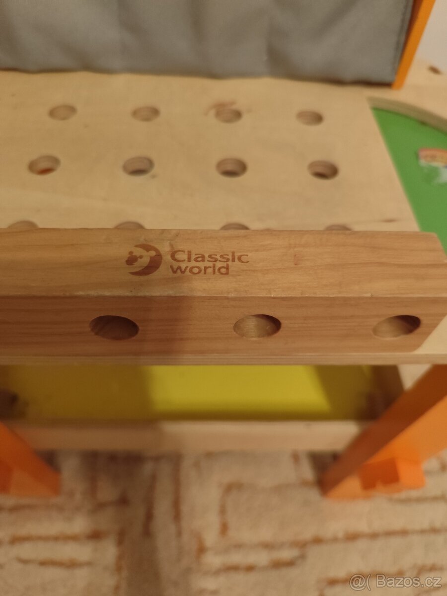 Dětský pracovní stůl ponk dřevěný Classic World - 3