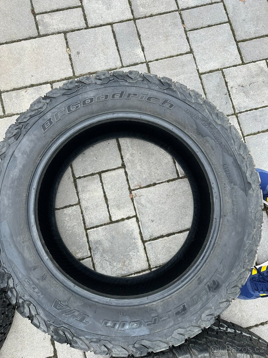 Sada BFG All-Terrain KO2 275/60 R20 – vzorek 8-9 mm - 3