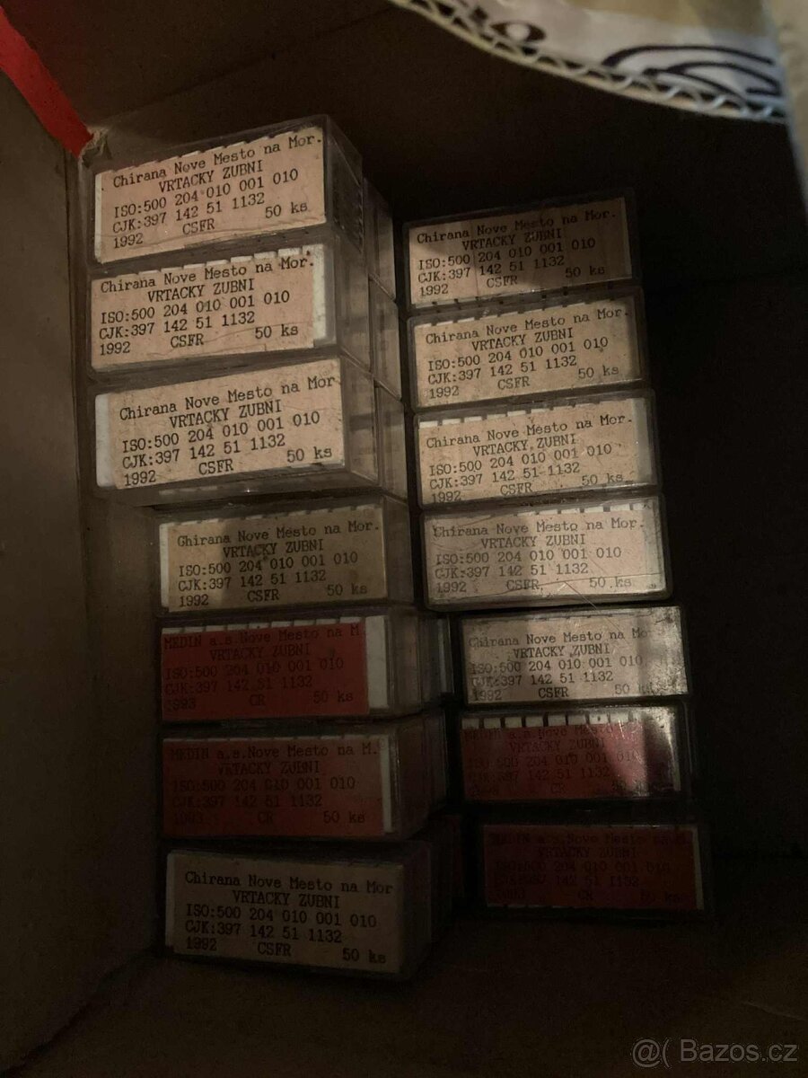 Tvrdokovové zubní vrtáčky - 3