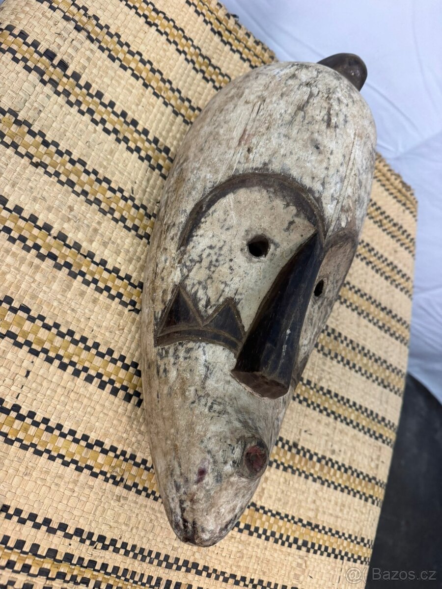 Africká rituální maska Fang (Ngil) (603026) - 3