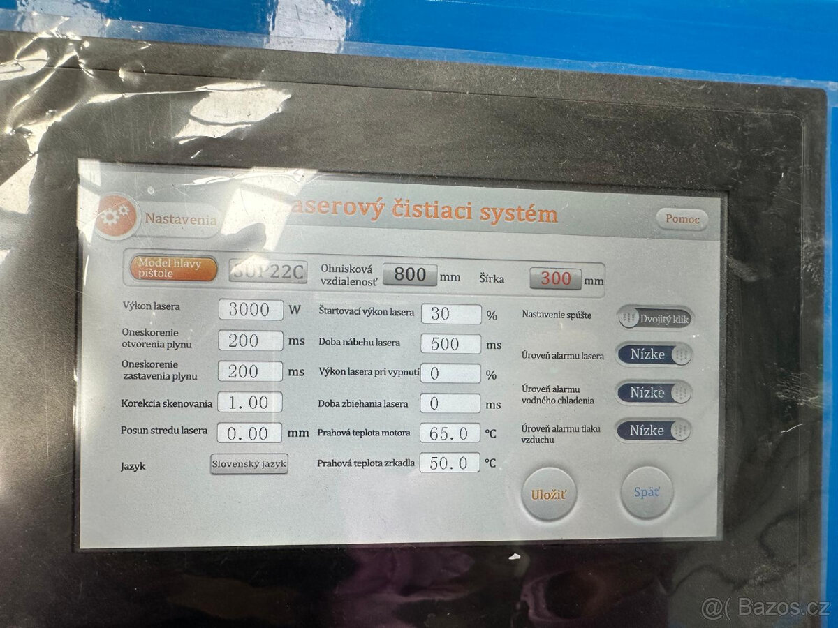 Vláknový laserový čisticí stroj - 3 kW - 3