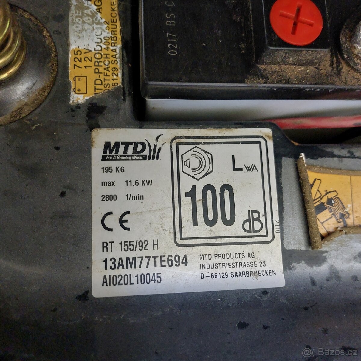 Prodám zahradní traktor MTD - 3